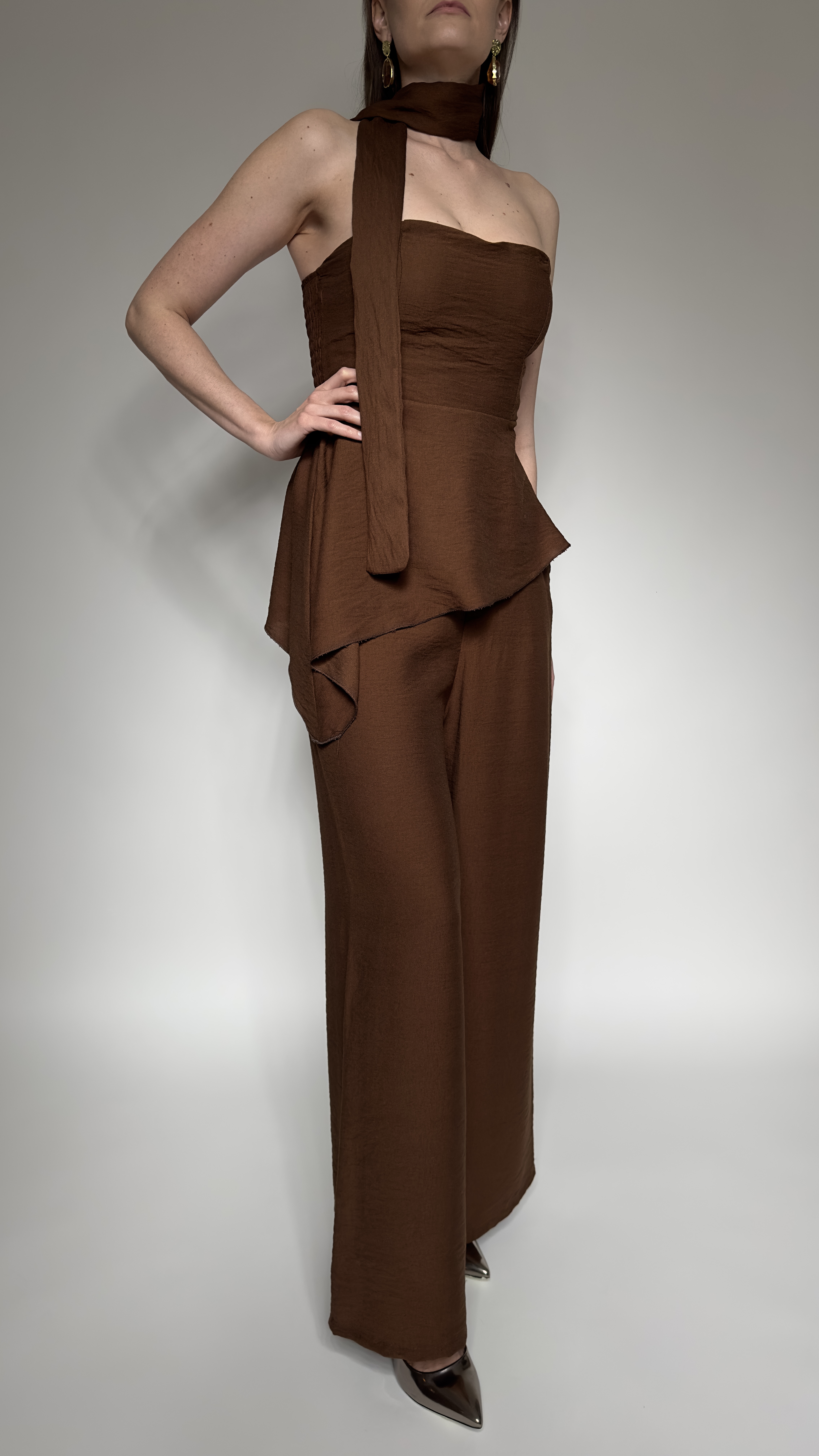 Elegantní komplet (top + kalhoty) – SARAH