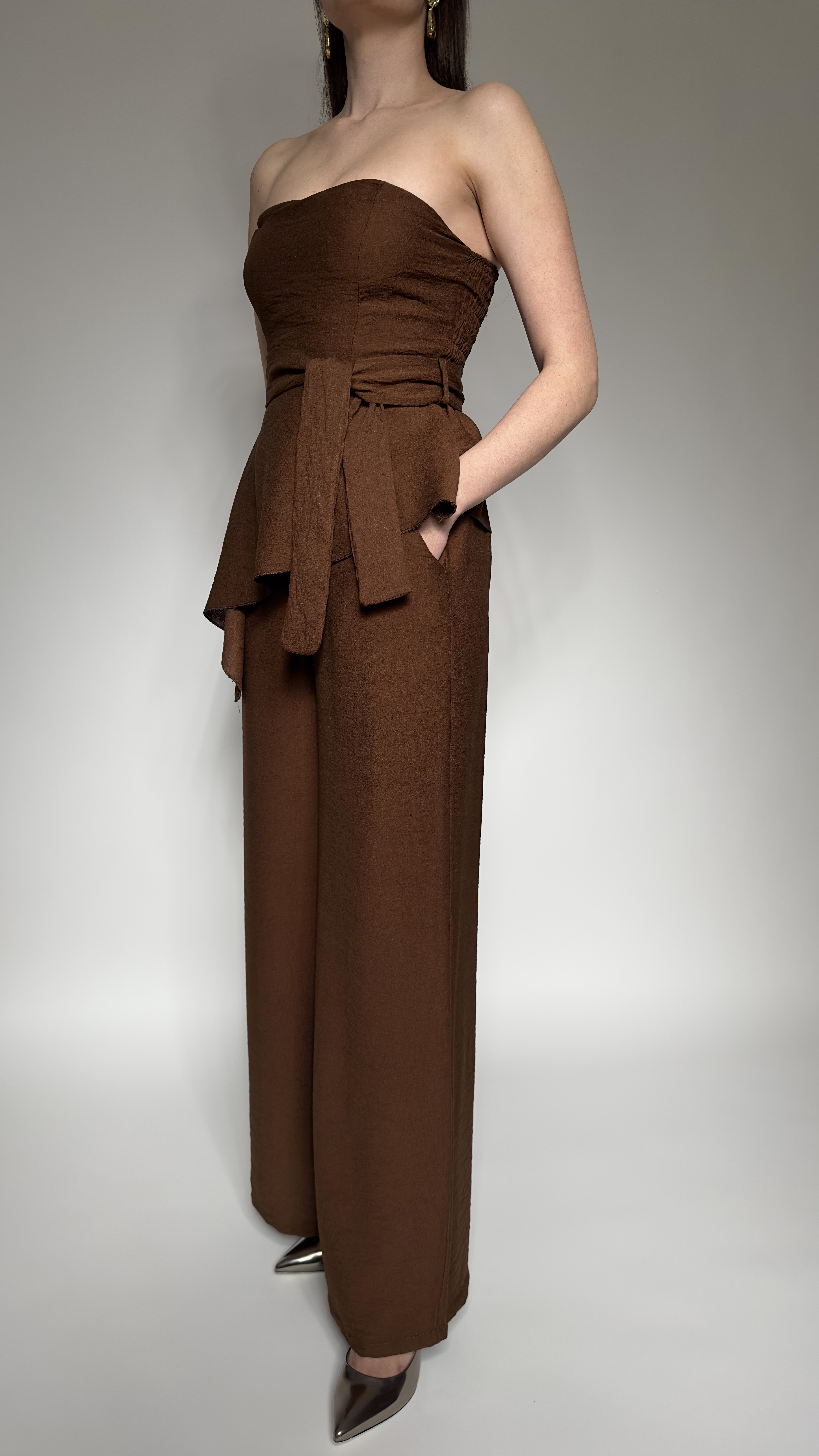 Elegantní komplet (top + kalhoty) – SARAH